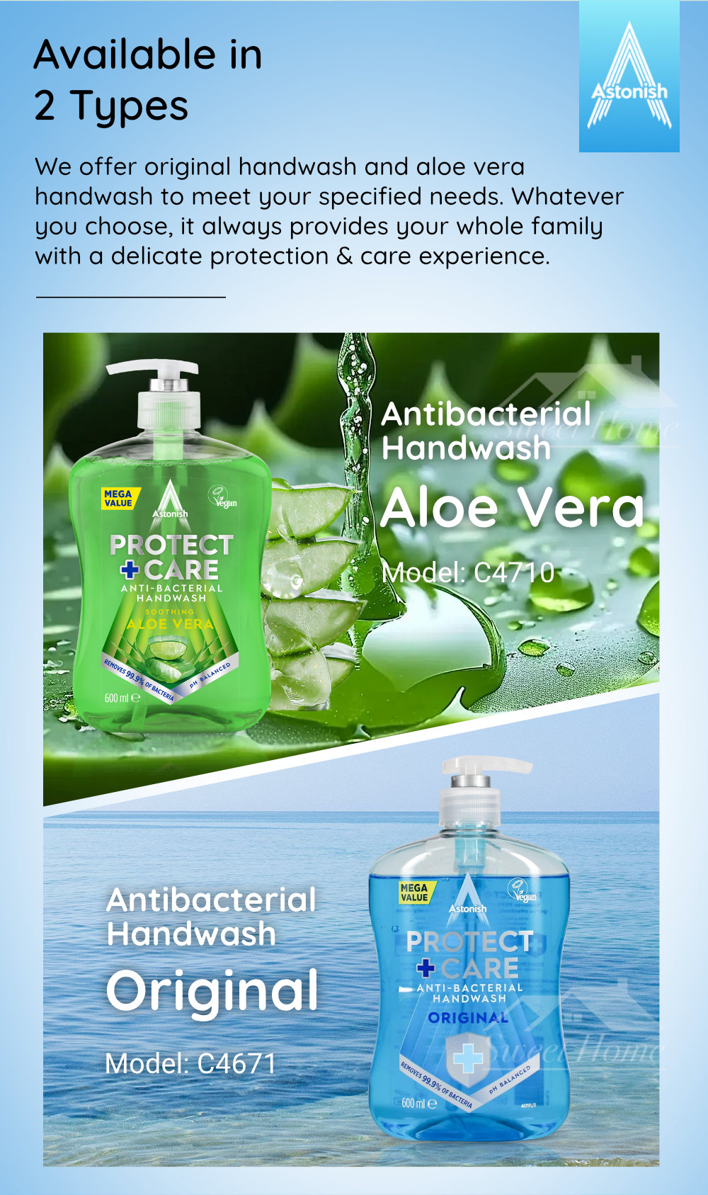Astonish Antibacterial Handwash C4710-8